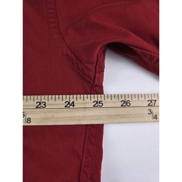 Vintage Chaps Men's Large Red Long Sleeve Button Up Shirt - Picture 5 of 8